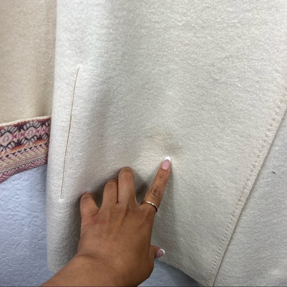 ❤️ Kuna One Button Alpaca Wool Wrap Coat - Picture 2 of 11
